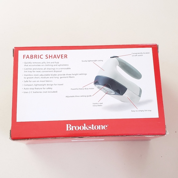 Brand New Brookstone Fabric Shaver - Great Gift! - Picture 3 of 7